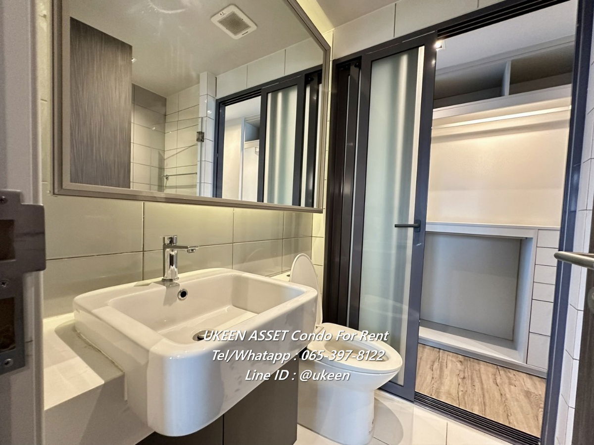รูป UK01-018 ให้เช่า Chamonix Condo ศรีราชา ขนาด: 35 ตร.ม.  💥 ราคาเช่า: 10,000 บาท/เดือน   - รูปที่ 18/19