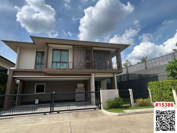 picture For sale: 2-storey detached house, Burasiri Krungthep Kreetha, Phase 1, corner house, ready to move in - 1/15
