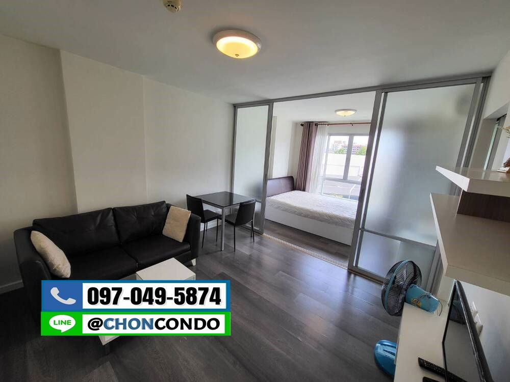 รูป DCondo ดีคอนโด ชั้น4 ตึกD  ---------------มีเครื่องซักผ้า-------------------Tel 097-049-5874 (Line: @choncondo มี@ด้วย) - รูปที่ 3/15