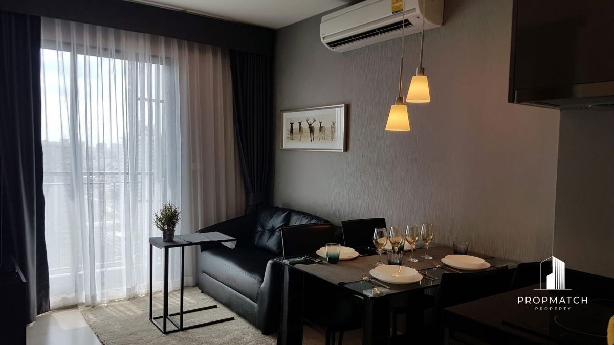 รูป ✨Flash Deal ✨RHYTHM Asoke ( 2Bed 1Bath 42SQM.) แต่งครบพร้อมอยู่ !! เพียง 27,000บาทต่อเดือน Tel.0981315848 @propmatch - รูปที่ 1/4