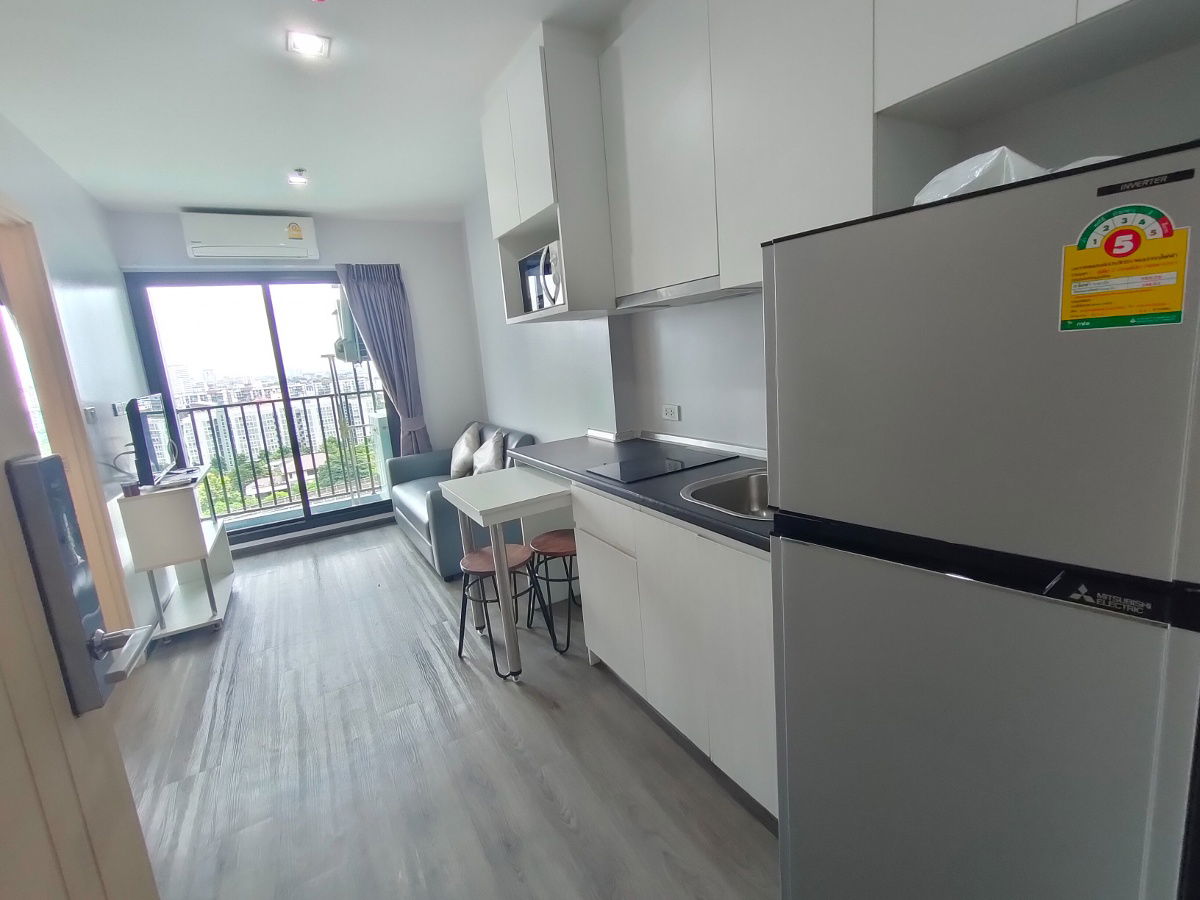 รูป [[ให้เช่า]] คอนโด ใกล้แอร์พอร์ตลิงค์หัวหมาก  condo Rich Park@Triple Station 📌📌 - รูปที่ 6/8