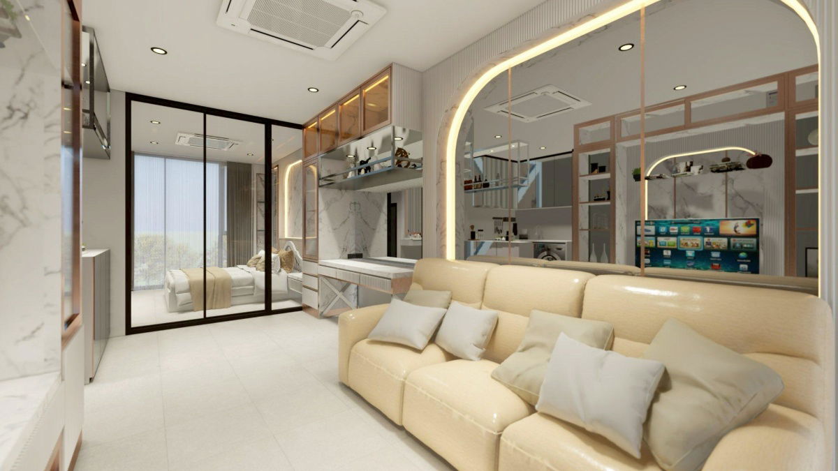 รูป #st20451 ให้เช่า  ศุภาลัย ไอคอน   1 ห้องนอน 1 ห้องน้ำ ขนาด 45 ตร.ม. ชั้น 20 - รูปที่ 3/7