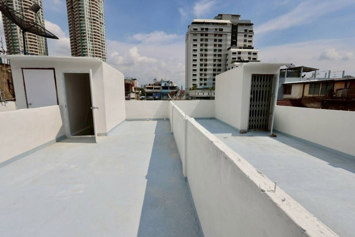 picture WS3546 🏠 Townhouse for rent, 4 floors + rooftop, near BTS Saint Louis, pets allowed 🐶🐱 only 40,000 baht/month - 16/19