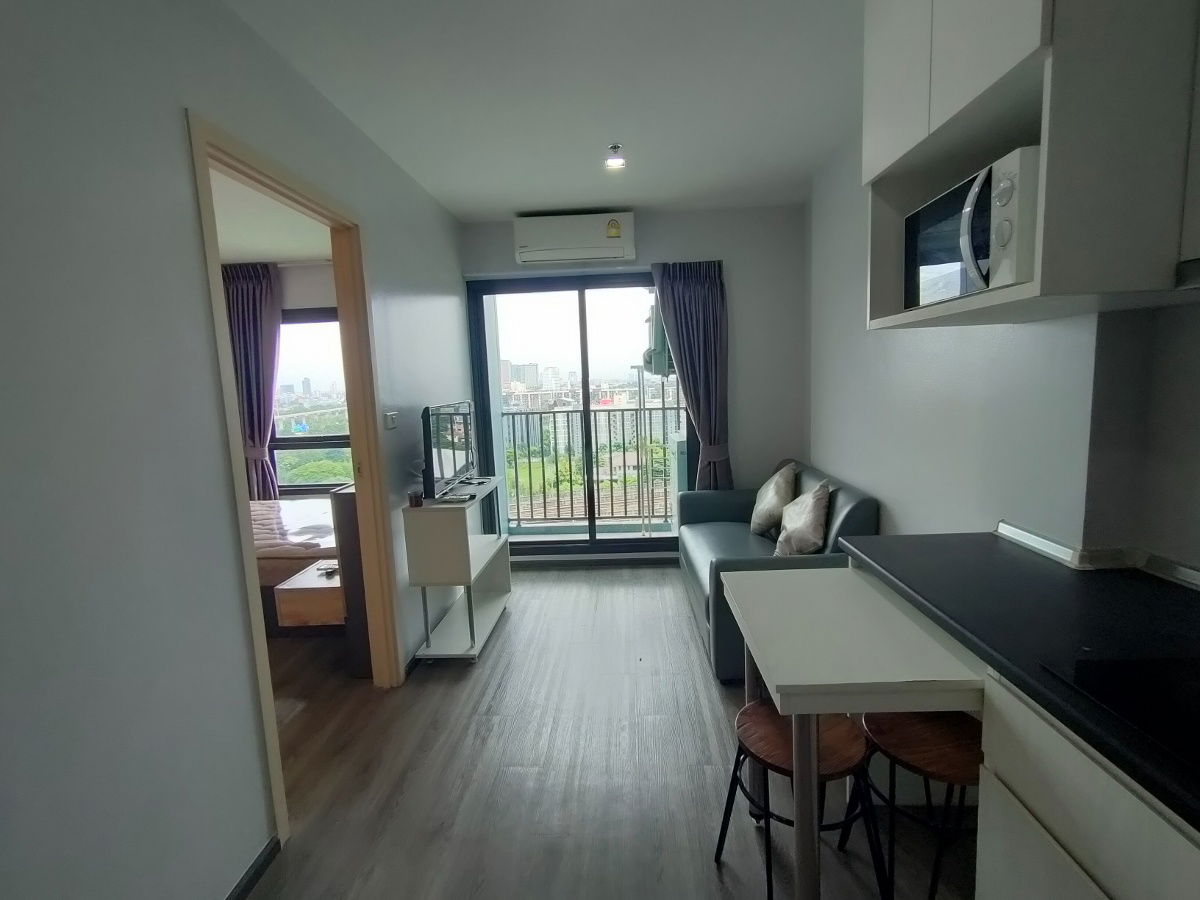 รูป [[ให้เช่า]] คอนโด ใกล้แอร์พอร์ตลิงค์หัวหมาก  condo Rich Park@Triple Station 📌📌 - รูปที่ 5/8