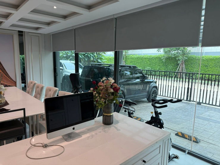 รูป 2ชั้น หลังมุม หลังคาติดsolar cell พร้อมใช้งาน หันหน้าทิศใต้ หมู่บ้านเศรษฐสิริ ทวีวัฒนา  - รูปที่ 7/10
