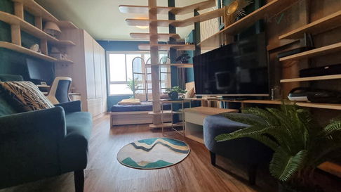 🚩Best room!🚩 For rent condo ELIO DEL RAY Building H, Floor 2,Studio, Room size 26.00 sqm