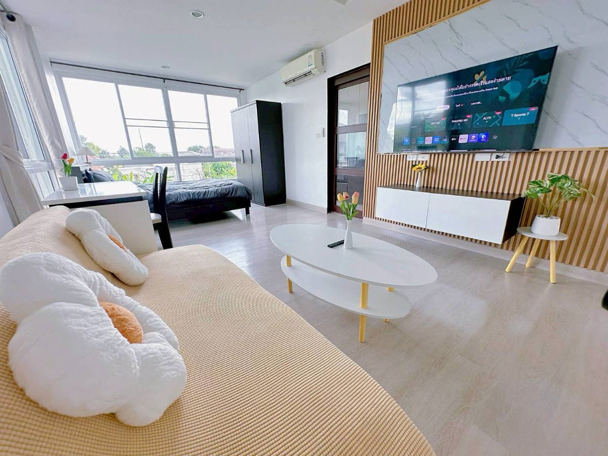 รูป 👨‍⚕️👩‍⚕️ให้เช่า The living Hills 2 condo สุเทพ | ห้องมุม รีโนเวทใหม่ พร้อมเข้าอยู่ - รูปที่ 1/14