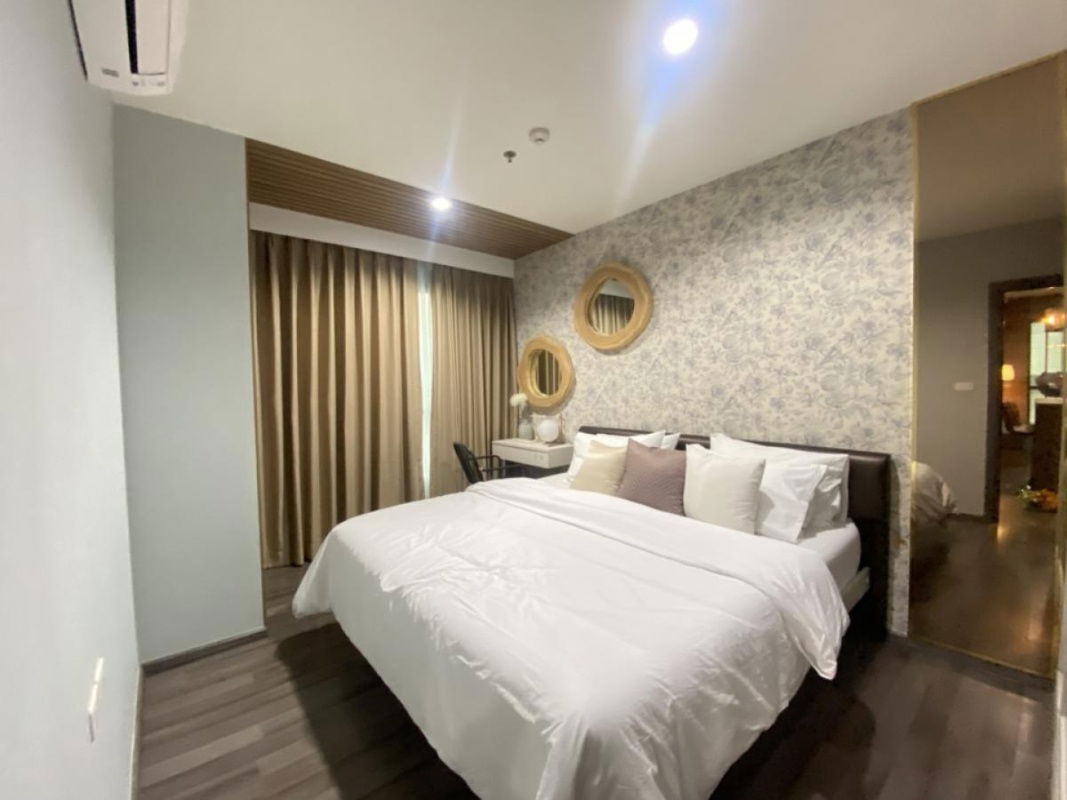 picture The Base Park West Sukhumvit 77   48.46 sq m  2 bedrooms, 1 bathroom  7th floor  Corner unit  Garden view - 6/12