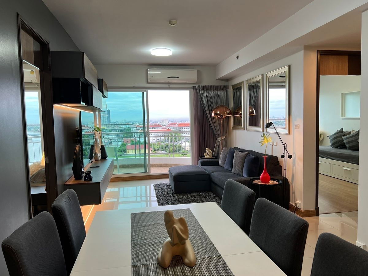 รูป ศุภาลัย ริเวอร์ รีสอร์ท   2 ห้องนอน 2 ห้องน้ำ  88 ตรม.  ชั้น 14   วิวแม่น้ำเจ้าพระยา - รูปที่ 2/34