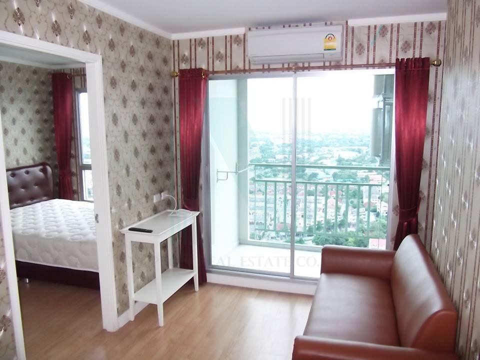 picture For rent condo LUMPINI VILLE CHAENGWATTHANA - PAKKRET Building B, Floor 32,1 bed room, Room size 28.00 sqm - 1/8