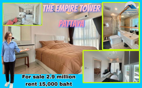 Empire Tower Pattaya – New room near Jomtien Beach, owner rents it himself.