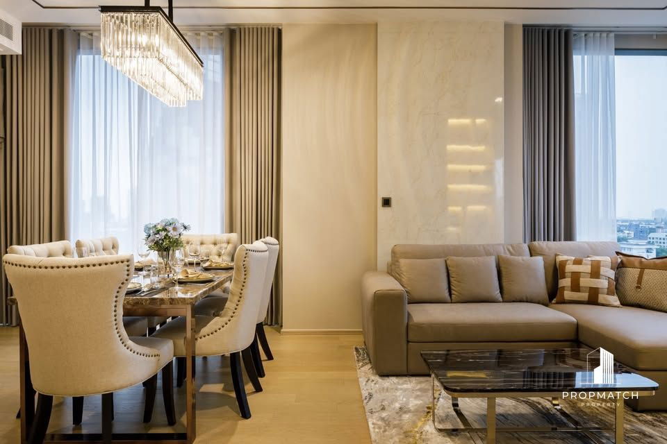 รูป ✨Flash Deal ✨ The Strand Thonglor ( 2Bed 2Bath 95SQM.) แต่งครบพร้อมอยู่ !! เพียง 120,000 บาทต่อเดือน Tel.0981315848 @propmatch - รูปที่ 1/16