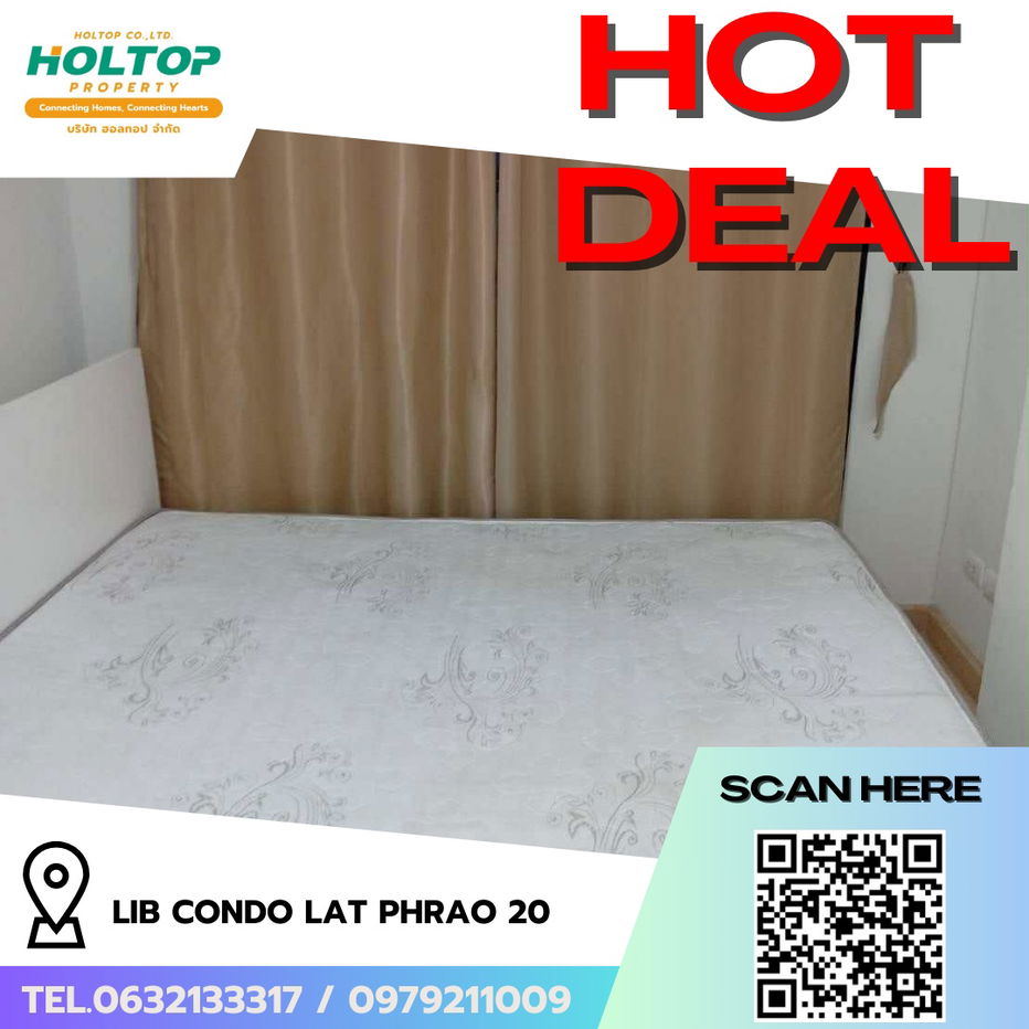 picture #R6316   🎉 130968 Condo for rent  LIB Condo Lat Phrao 20 - 1/12