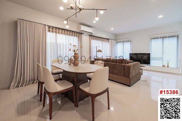 picture For sale: 2-storey detached house, Burasiri Krungthep Kreetha, Phase 1, corner house, ready to move in - 4/15