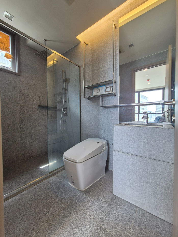 picture ✅️(Corner room!) 2 Bedroom 2 Bathroom 60 sq m. The Line Ratchathewi near BTS Ratchathewi - 16/18