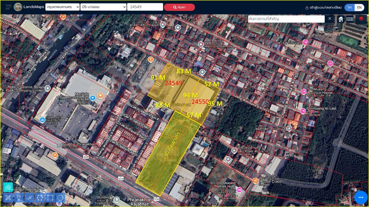 รูป ขายที่ดิน ใกล้สถานีรถไฟฟ้าพระนคร  200 เมตร - รูปที่ 1/2