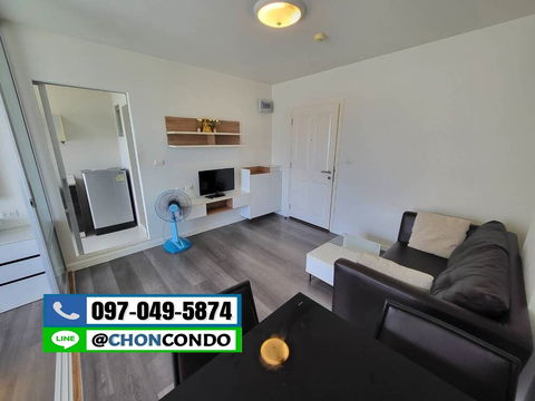 DCondo ดีคอนโด ชั้น4 ตึกD  ---------------มีเครื่องซักผ้า-------------------Tel 097-049-5874 (Line: @choncondo มี@ด้วย)