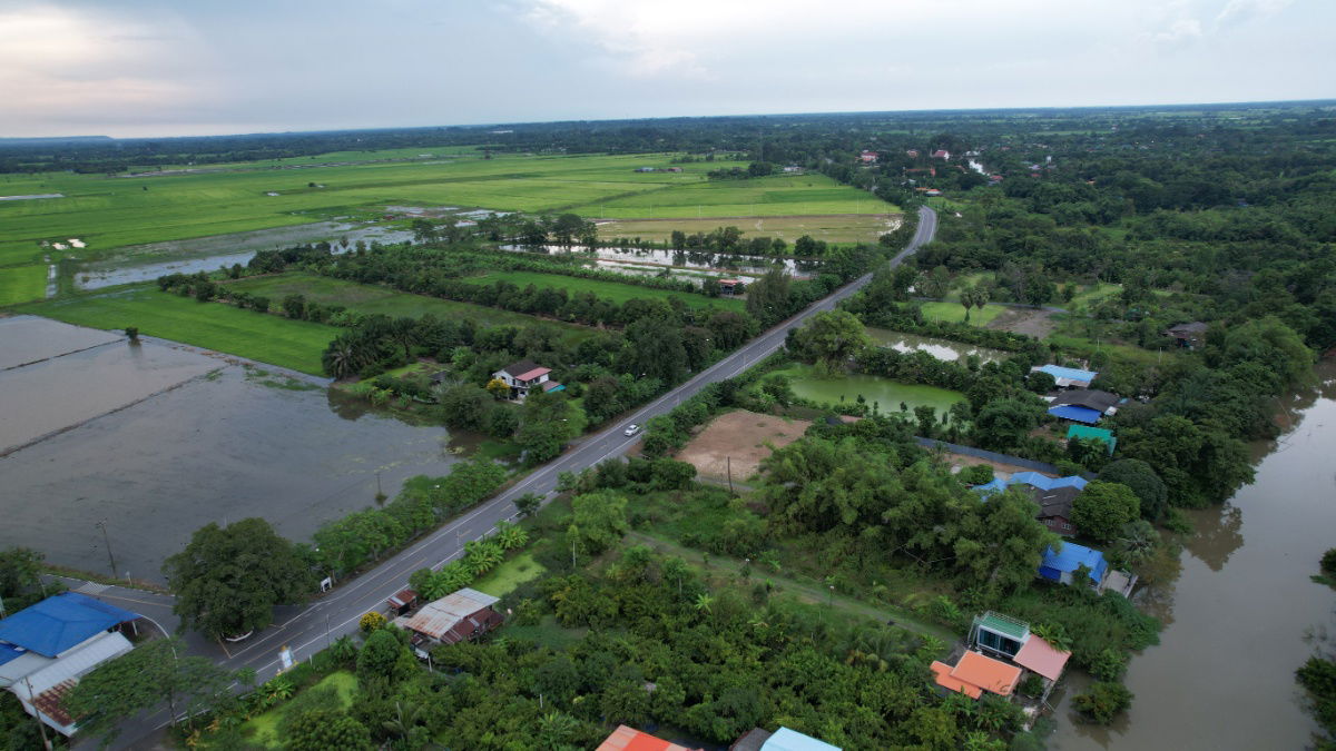 รูป ขายที่ดิน 383 ตารางวา ติดแม่น้ำนครนายก มีโฉนด ติดถนนหลวง - รูปที่ 8/19