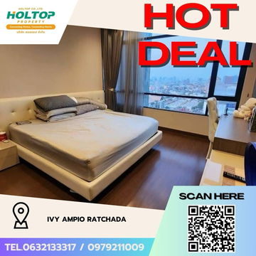 #Z2354💥090668🔥Condo for rent: Ivy Ampio Ratchada