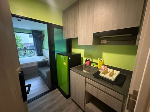 🍀For Rent Condo The Origin Onnut Near BTS Onnut 23 Sq.m Fully furnished lease 10000-