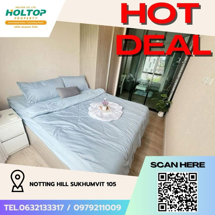 รูป #Z2380💥110968🔥ให้เช่าคอนโด Notting Hill Sukhumvit 105  - รูปที่ 3/8