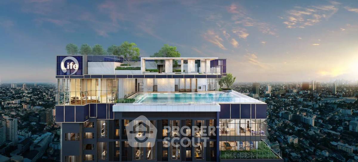 picture 2-BR Condo at Life Phahon-Ladprao near BTS Ha Yaek Lat Phrao (ID 1400113) - 2/9