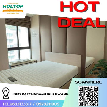 #R6330  🎉 140968 Condo for rent  IDEO Ratchada-Huai Khwang 