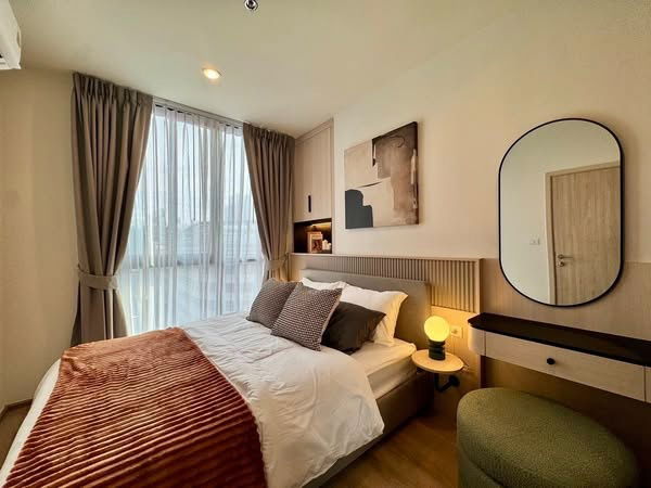 picture Y040📍Condo for rent, New District R9 Rama 9, ready to move in, new room, fully furnished, convenient transportation, near MRT Rama 9📍 - 1/7
