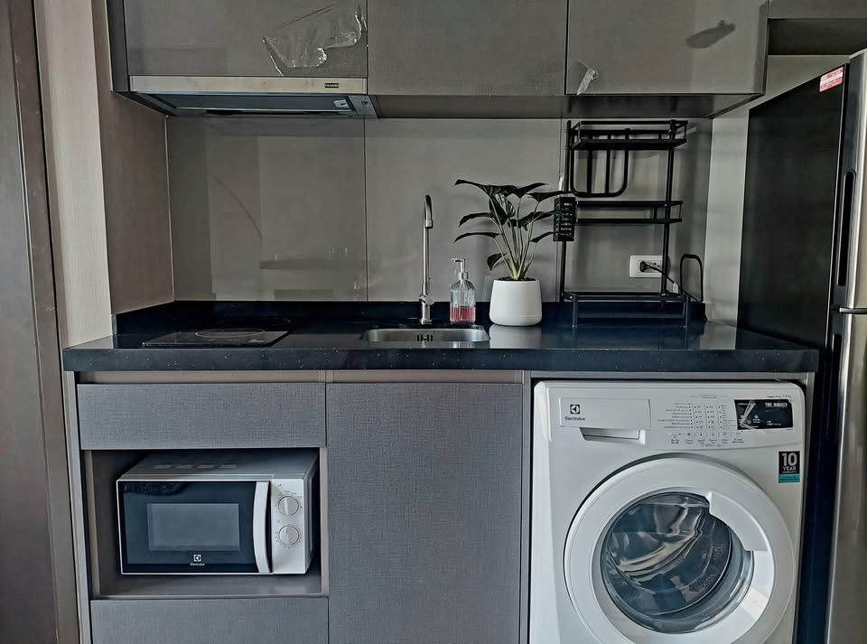 picture 🔥New Available🔥 For rent, Rhythm Asoke, a beautifully decorated room, fully furnished, ready to move in. 1 bedroom, near MRT Rama 9 - 6/13