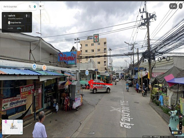 picture Below Market Price! Land for Office or Apartment Development, Sukhumvit 115, Soi Apichart 9, Samrong, Mueang Samut Prakan - 9/12