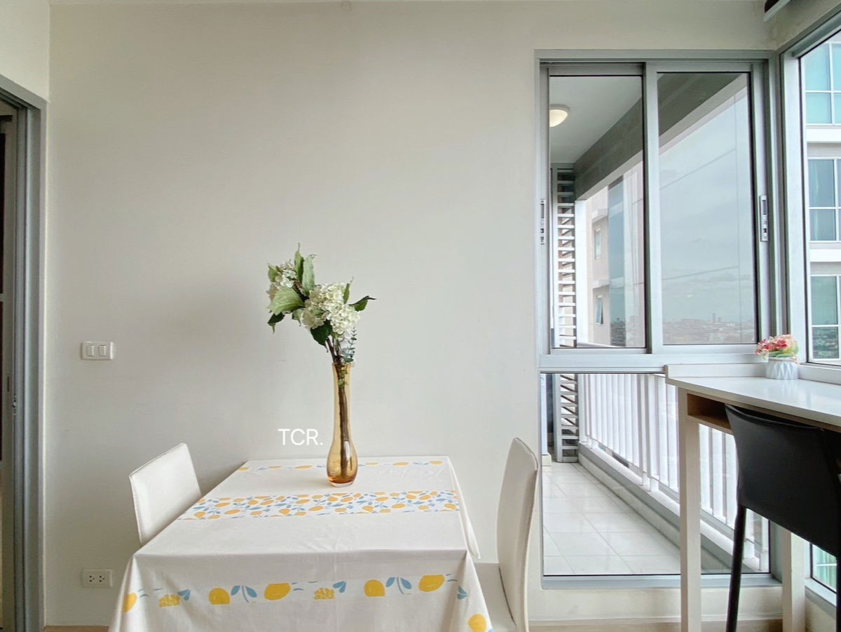 รูป ห้องสวย✨ให้เช่า " 𝐑𝐡𝐲𝐭𝐡𝐦 𝐑𝐚𝐭𝐜𝐡𝐚𝐝𝐚 " 1 ห้องนอน 46 ตร.ม. ติด MRT-รัชดาภิเษก [251217] - รูปที่ 7/17
