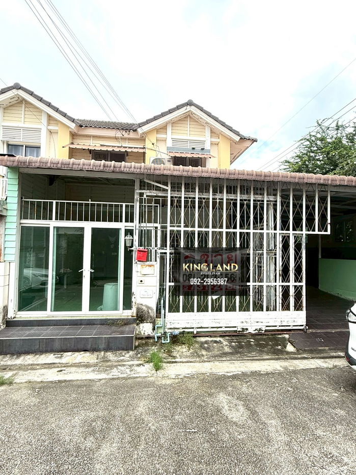 รูป 🏡 ให้เช่าทาวน์เฮ้าส์ พฤกษา วิลล์ 46/1 รังสิต–คลองสาม บ้าน 2 ชั้น หลังมุม มี 3ห้องนอน | 2 ห้องน้ำ | 1 ห้องครัว มีแอร์ 2 เครื่อง, ปั๊มน้ำ, แท็งก์น้ำ - รูปที่ 1/13
