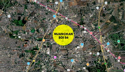 ที่ดิน ถนนรัชดา-รามอินทรา : ขายที่ดินเปล่า ราคาถูก ซอย นวลจันทร์ 56 !