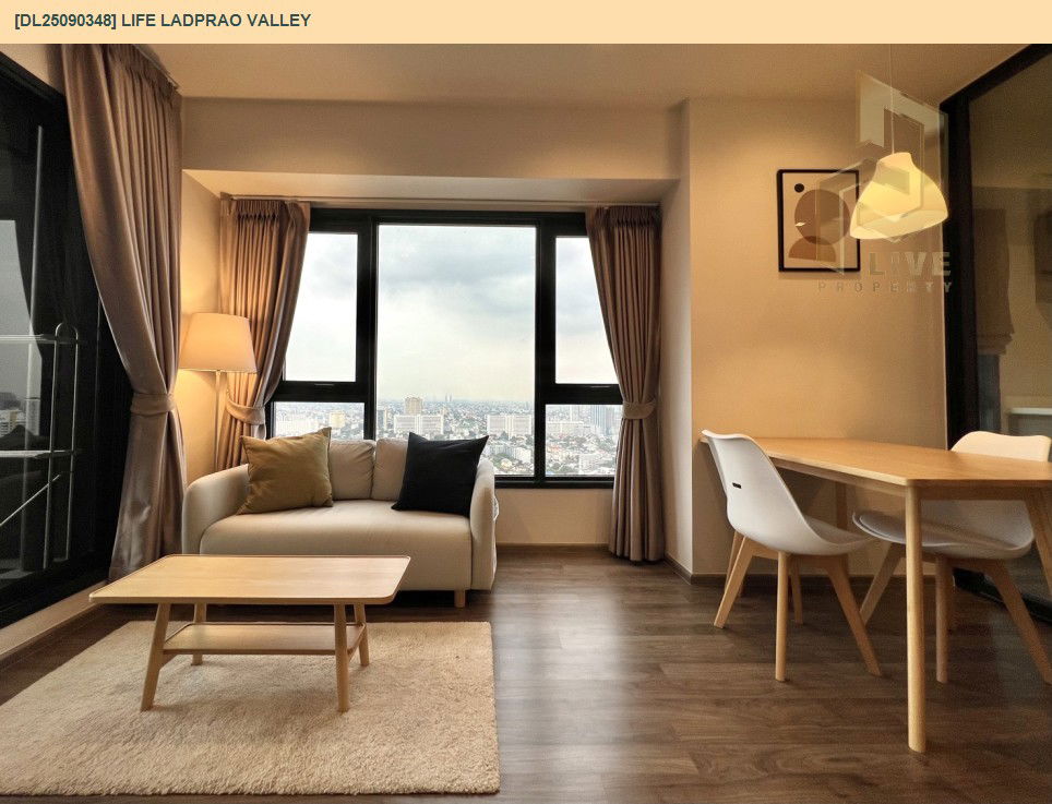 picture DL25090348 Condo for rent, Life Ladprao Valley near BTS Ha Yaek Lat Phrao, ready to move in, call urgently 0800343450 LineID @655ebbvc - 5/9