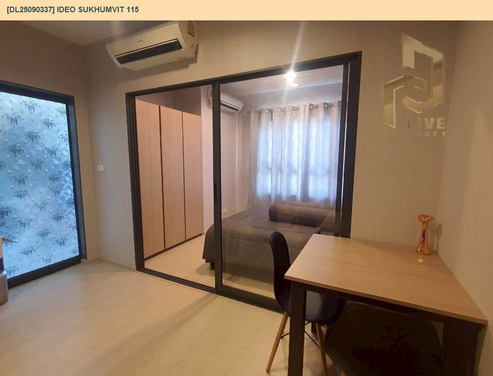 picture DL25090337 Condo for rent, IDEO Sukhumvit 115  near BTS Pu Chao, ready to move in, call urgently 0614453194 LineID @162cjixi - 4/7