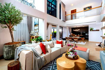 บ้านเดี่ยว BTS พระโขนง : TA8072📲LineID @556ryccg🏡Pool Villa 4 ห้องนอน+2ห้องแม่บ้าน 736 ตรม 3 ที่จอดรถ พร้อมเฟอร์นิเจอร์และเครื่องใช้ไฟฟ้า บ้านปรีดี26 สุขุมวิท71 ใกล้เอกมัย12