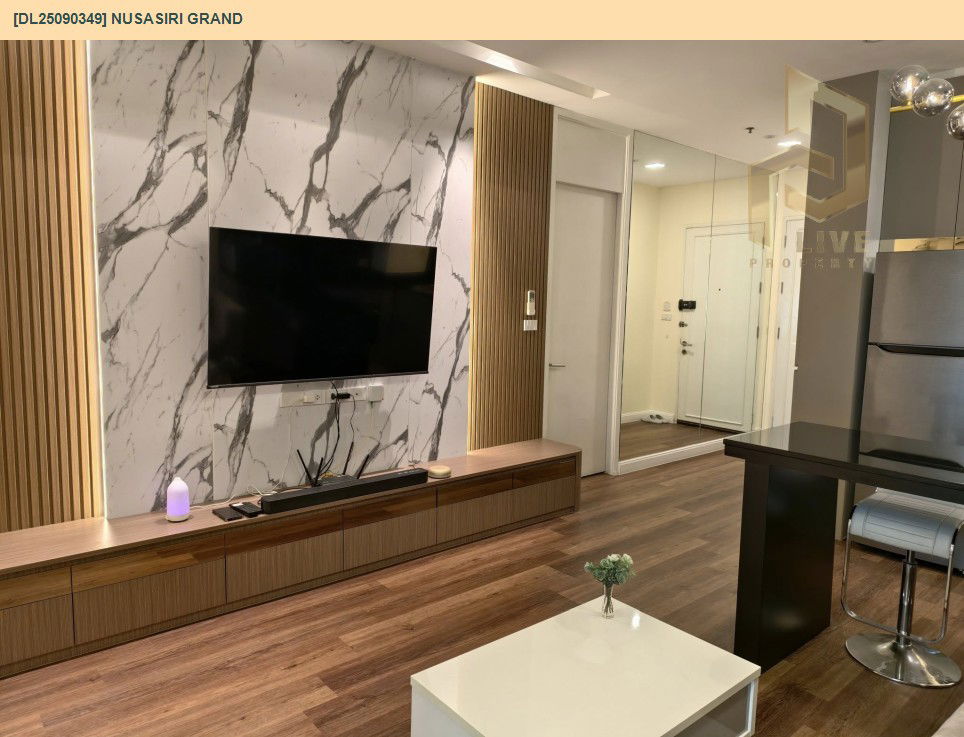 picture DL25090349 Condo for rent, Nusasiri Grand near BTS Ekkamai, ready to move in, call urgently 0800343450 LineID @655ebbvc - 10/12