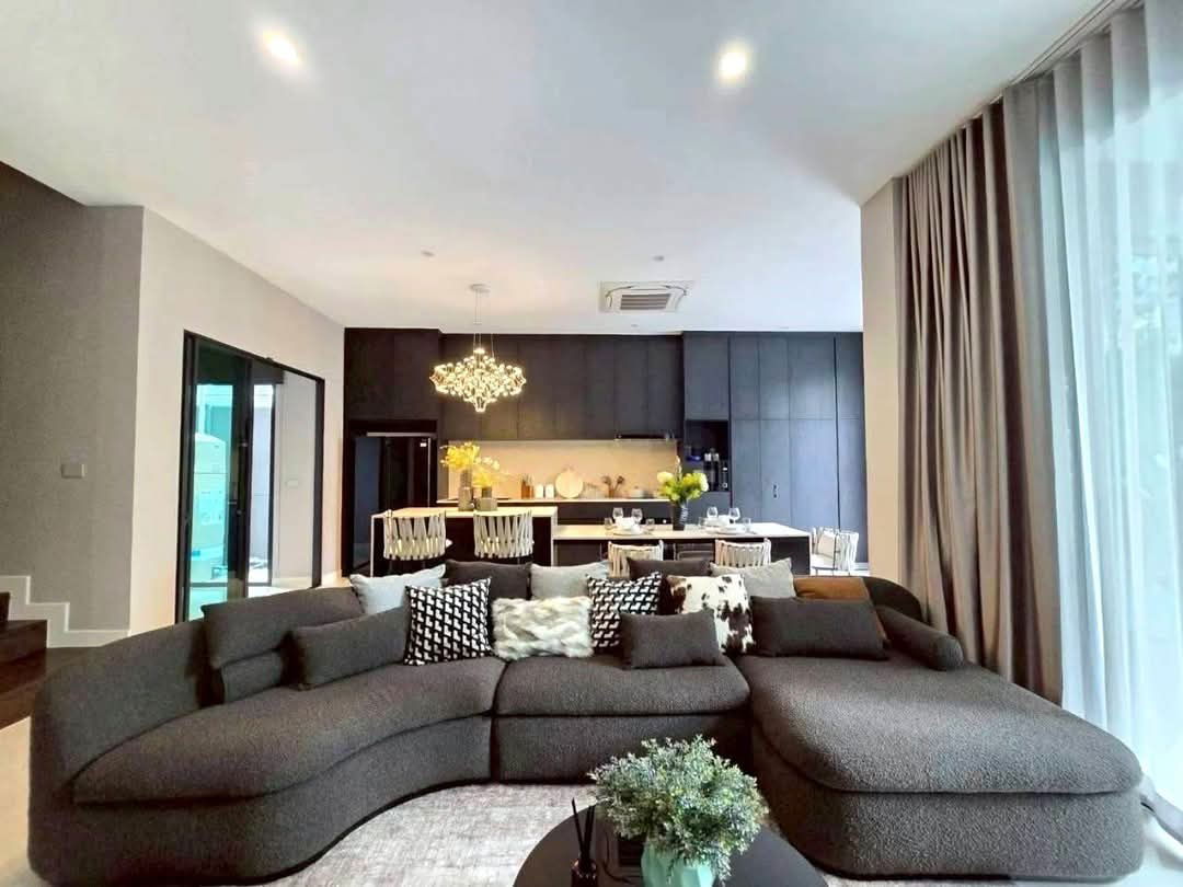 picture 📣📣 For rent The Honor Yothinpattana 3-Storey Luxury Single House 3 Bedrooms with Private Elevator, Private Swimming Pool - 2/13