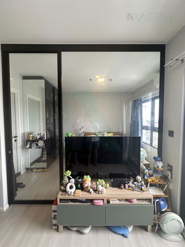 🚩 For Rent Condo THE KEY MRT PHETKASEM 48 Building 1, Floor 18,1 bed room, Room size 28 sqm
