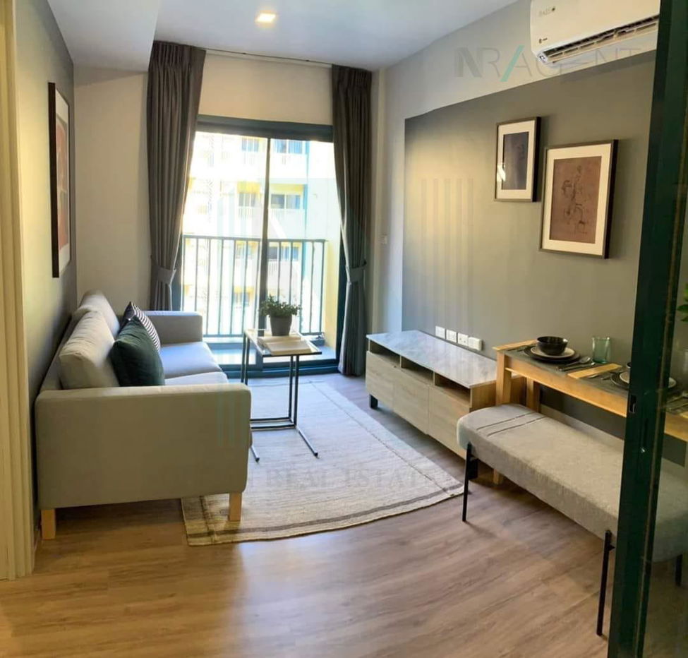 picture 📌 For Rent Condo THE BASE SUKHUMVIT 50 Building B, Floor 8,1 bed room, Room size 31.00 sqm - 2/8