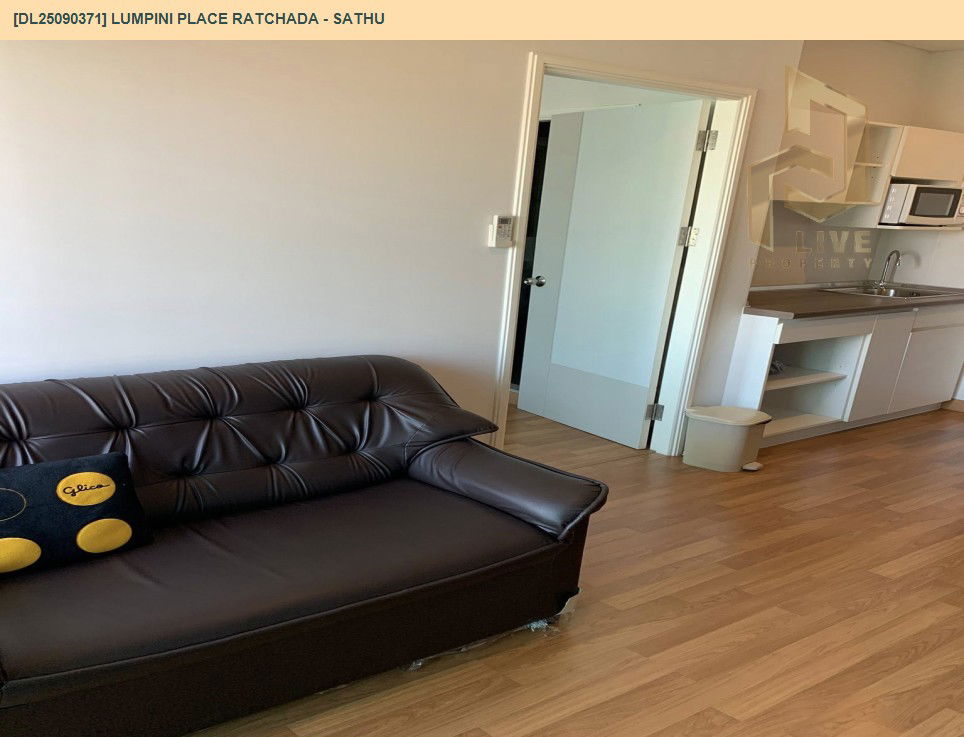 picture DL25090371 Condo for rent, Lumpini Place Ratchada - Sathu near BTS Chong Nonsi, ready to move in, call urgently 0800343450 LineID @655ebbvc - 4/8