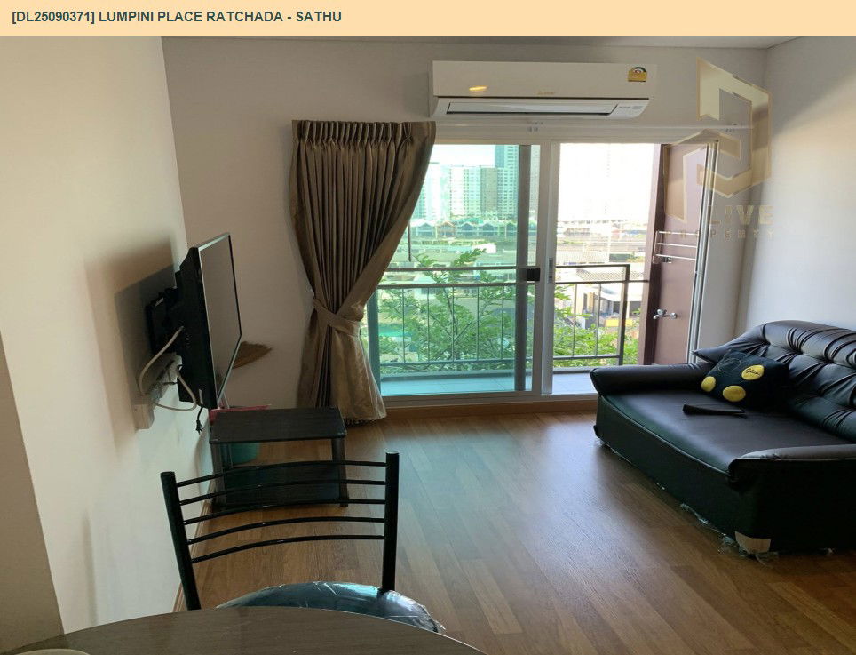 picture DL25090371 Condo for rent, Lumpini Place Ratchada - Sathu near BTS Chong Nonsi, ready to move in, call urgently 0800343450 LineID @655ebbvc - 3/8
