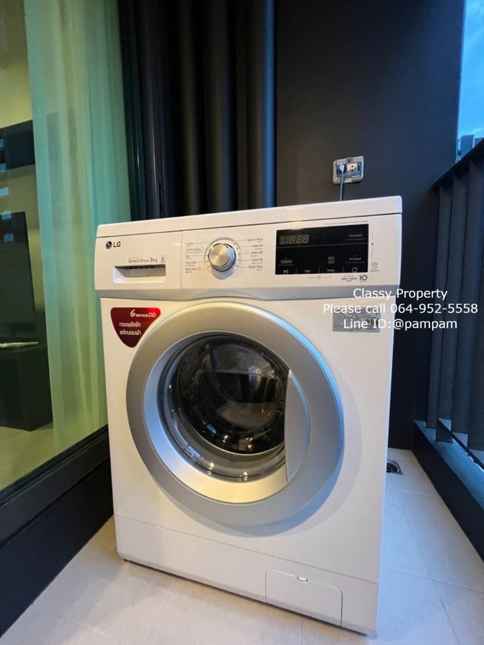 picture *** Condo for rent : Life Asoke-Rama 9  Studio High floor Fully furnished Separate kitchen near MRT Rama9 Special 15,000 Baht only!!! ***  - 10/12