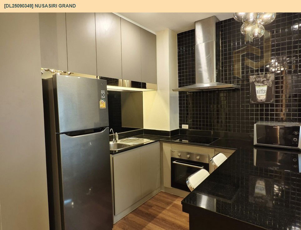 picture DL25090349 Condo for rent, Nusasiri Grand near BTS Ekkamai, ready to move in, call urgently 0800343450 LineID @655ebbvc - 7/12