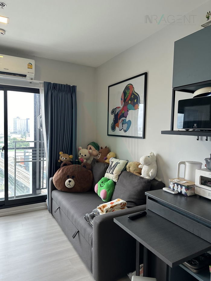 picture 📌 For Rent Condo THE KEY MRT PHETKASEM 48 Building 1, Floor 18,1 bed room, Room size 28 sqm - 3/8