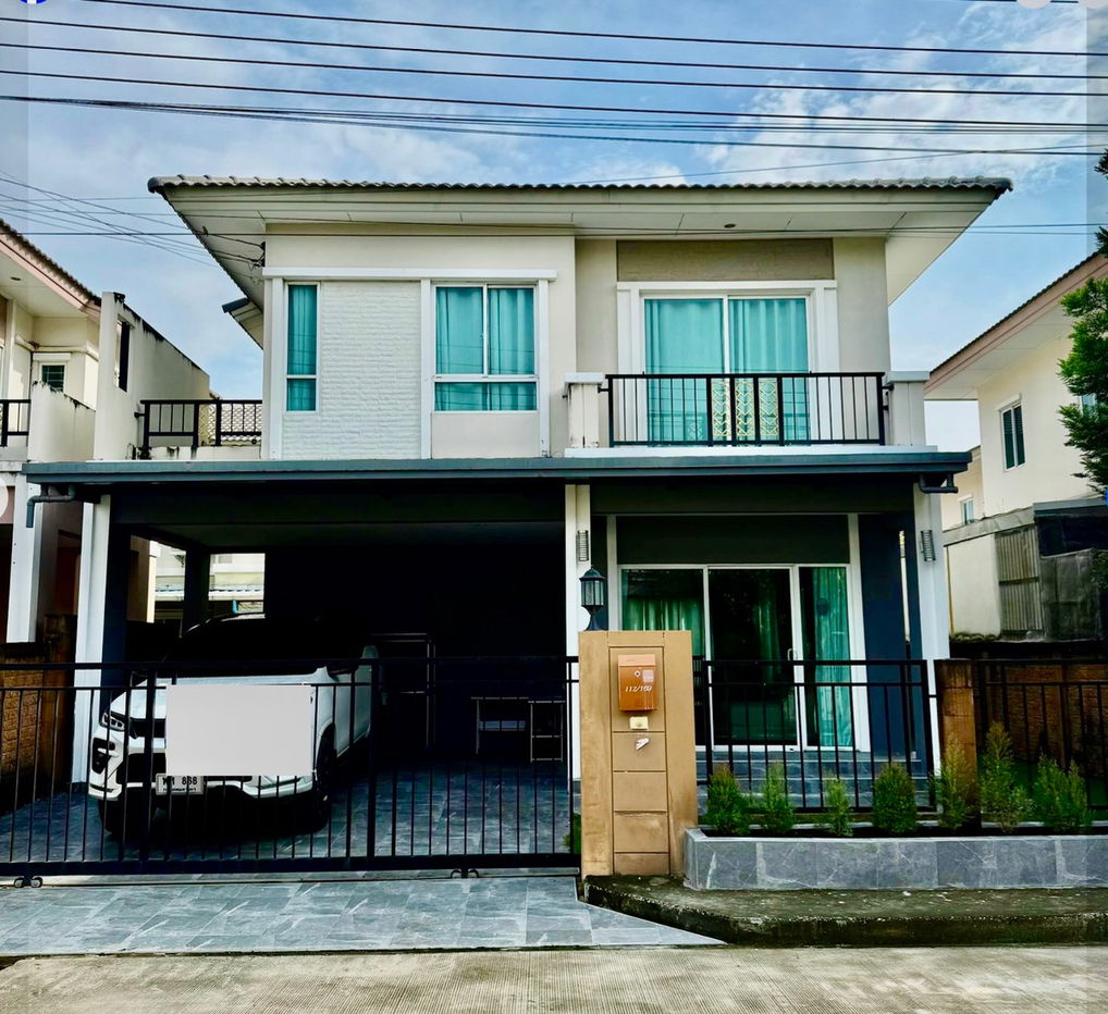 picture For Rent: Single House at Passorn Pride Srinakarin – Namdaeng Modern home in a well-established residential project, offering a peaceful atmosphere - 12/13