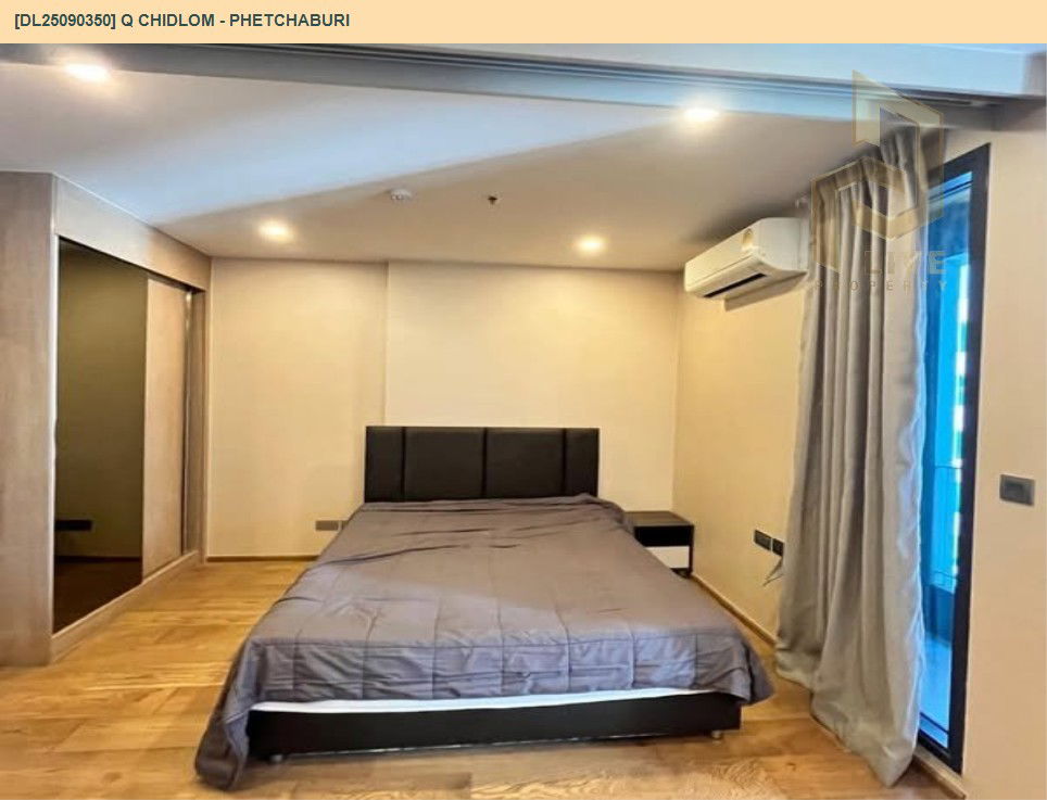 picture DL25090350 Condo for rent, Q Chidlom - Phetchaburi near BTS Chit Lom, ready to move in, call urgently 0656133286 LineID @897iyzll - 6/13
