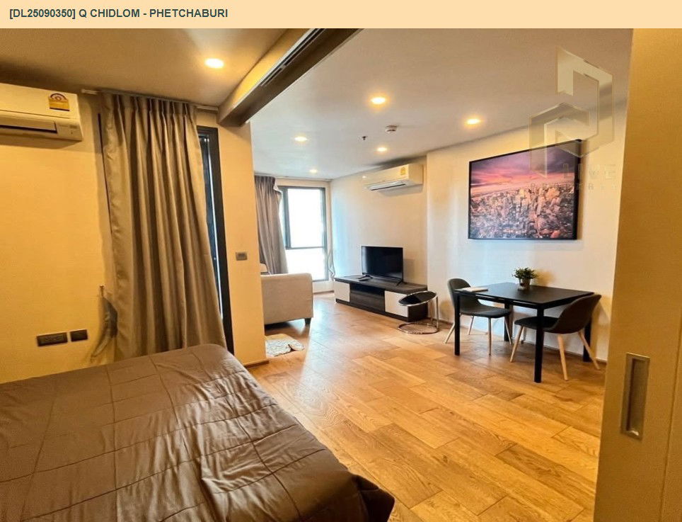 picture DL25090350 Condo for rent, Q Chidlom - Phetchaburi near BTS Chit Lom, ready to move in, call urgently 0656133286 LineID @897iyzll - 13/13