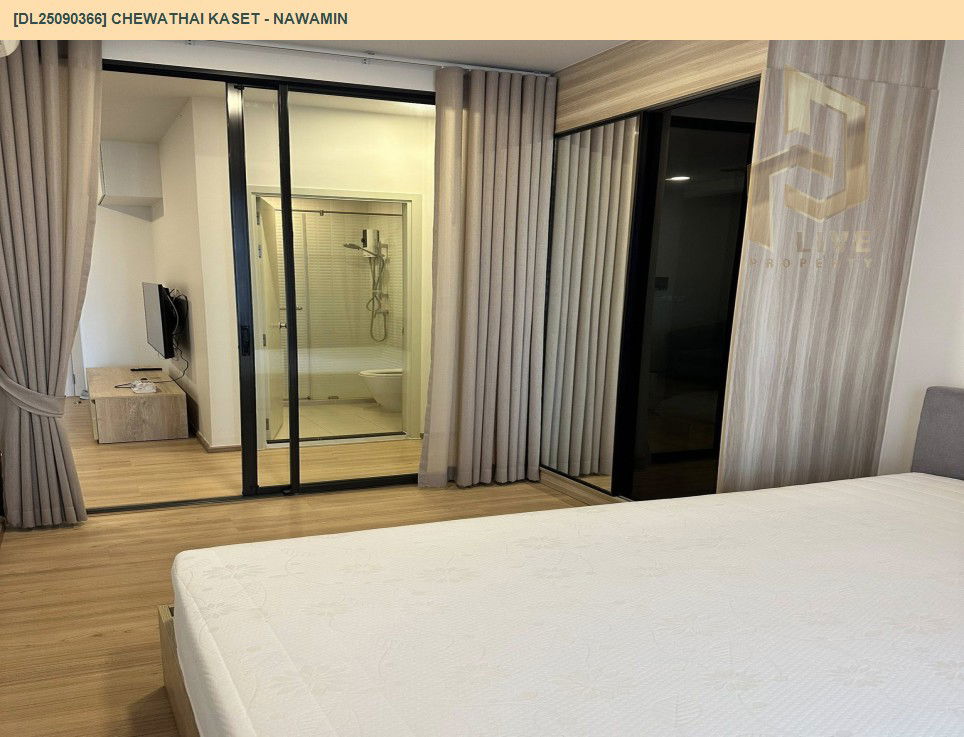 picture DL25090366 Condo for rent, Chewathai Kaset - Nawamin near -, ready to move in, call urgently 0656133286 LineID @897iyzll - 10/10