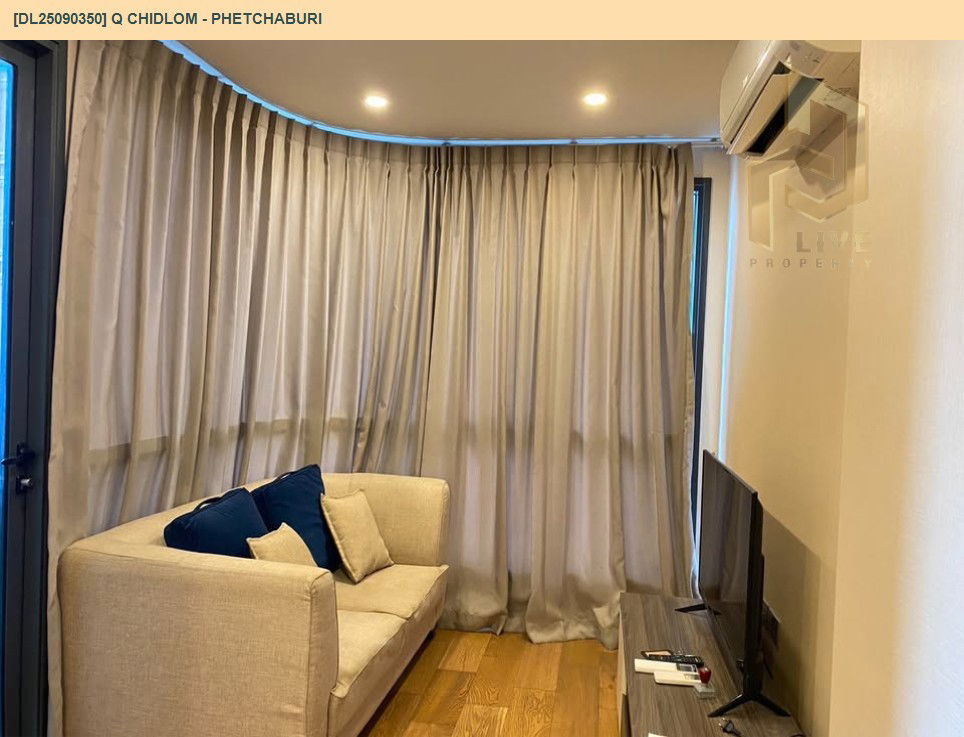 picture DL25090350 Condo for rent, Q Chidlom - Phetchaburi near BTS Chit Lom, ready to move in, call urgently 0656133286 LineID @897iyzll - 2/13